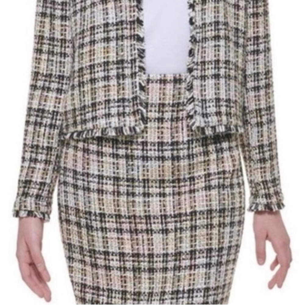 Calvin Klein Women's Multicolor Tweed Skirt